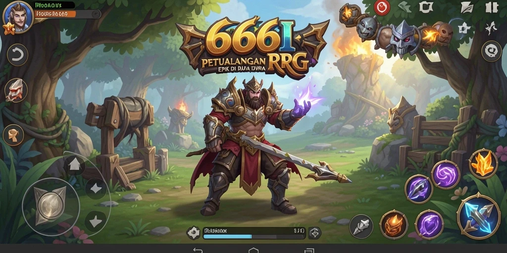Tampilan gameplay RPG yang menakjubkan dalam 666I.