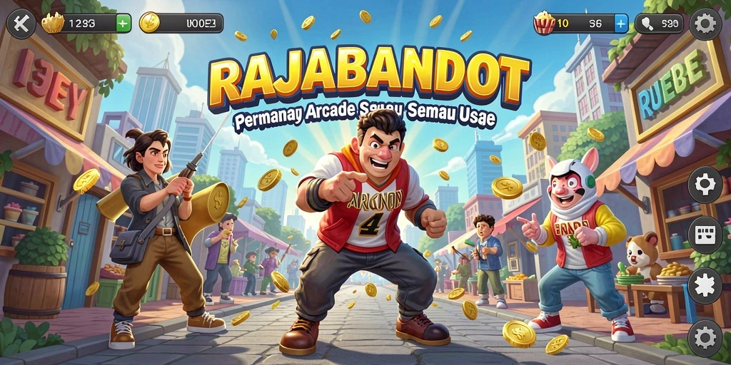 Tangkapan layar dari gameplay seru RAJABANDOT.